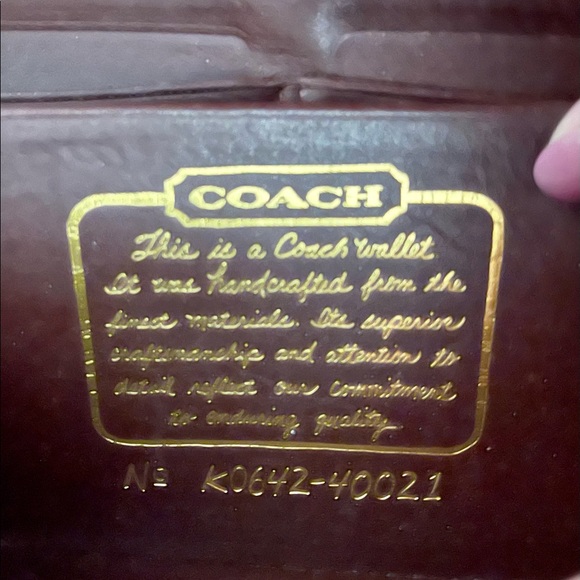 Coach zip around wallet brown - Picture 3 of 3